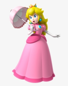 Peachwithparasol - Transparent Princess Peach Png, Png Download, Transparent PNG