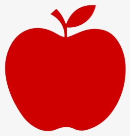 Apple - Red Apple Silhouette, HD Png Download, Transparent PNG