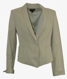 Single Button Gray Blazer With Stitch Detail - Formal Wear, HD Png Download, Transparent PNG