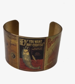 Vintage Ads Cuff Bracelet   Class Lazyload Lazyload - Bracelet, HD Png Download, Transparent PNG