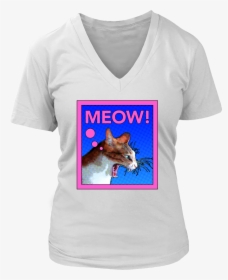 Comic Cat Meow - Catch Flight Not Feelings Shirt, HD Png Download, Transparent PNG