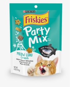 Party Mix Meow Luau Crunch Cat Treats - Friskies, HD Png Download, Transparent PNG