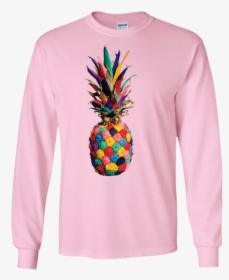 Sweet Life Guys Long Sleeve T Shirt - Colorful Pineapple Png, Transparent Png, Transparent PNG
