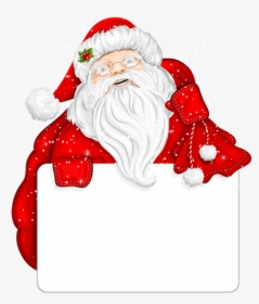 Vector Santa File - Borders With Santa Claus, HD Png Download, Transparent PNG