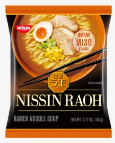 Ramen Noodle Soup - Nissin Miso Ramen, HD Png Download, Transparent PNG