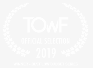 Towebfest Official Selection Laurels 2019 White Winner, HD Png Download, Transparent PNG
