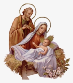 Mary Joseph And Baby Jesus Png, Transparent Png, Transparent PNG