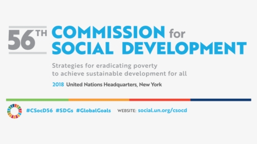 Csocd56 Banner Side Events - Global Goals, HD Png Download, Transparent PNG