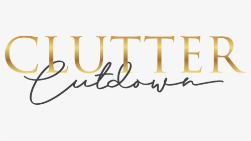 Clutter Cutdown - Calligraphy, HD Png Download, Transparent PNG