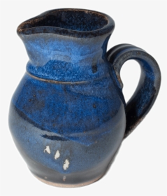 Small Handmade Blue And - Handmade Pottery, HD Png Download, Transparent PNG
