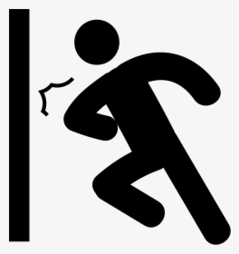 Man Pushing A Door With His Body - Push People Icon, HD Png Download, Transparent PNG