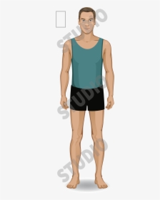 Body Shape Men Cartoon, HD Png Download, Transparent PNG