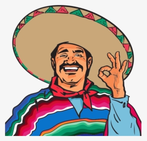 Drawing Of Mexican Man, HD Png Download, Transparent PNG