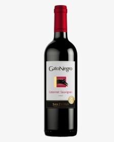 Vino Gato Negro Cabernet Sauvignon Botella 750ml, HD Png Download, Transparent PNG