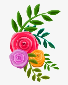 Blumen Ornamente In Farbe Zum Ausdrucken, HD Png Download, Transparent PNG