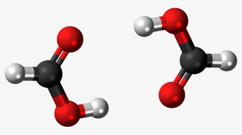 Formic Acid Dimer 3d Ball , Png Download - Molecular Model Chemistry, Transparent Png, Transparent PNG