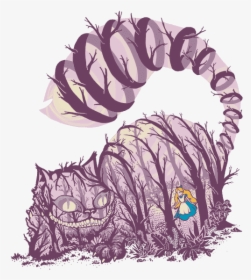 Mad Drawing Cheshire Cat - Cheshire Cat Sticker, HD Png Download, Transparent PNG