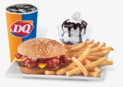 Dairy Queen Burger And Fries, HD Png Download, Transparent PNG