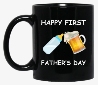 Happy First Father S Day Funny Emoji Men Gift Bm11oz, HD Png Download, Transparent PNG