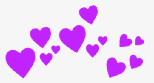 Purple Hearts Png - Red Heart Crown Png, Transparent Png, Transparent PNG