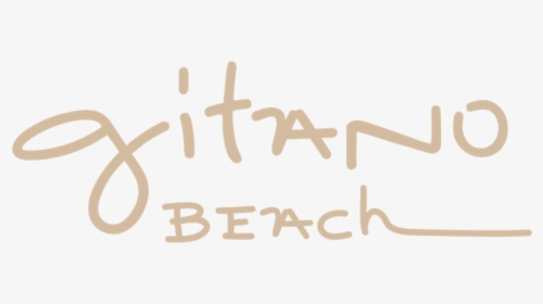 Gitano Beach-sand - Calligraphy, HD Png Download, Transparent PNG