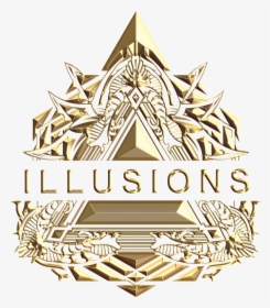 Illusions Logo Gold Png - Badge, Transparent Png, Transparent PNG