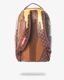 Sprayground Checkered Gold Backpack, HD Png Download, Transparent PNG