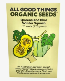 Queensland Blue Winter Squash - Poster, HD Png Download, Transparent PNG