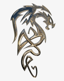 Tribal Drake Tattoo Transparent, HD Png Download, Transparent PNG