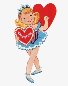 Graphics Fairy Vintage Valentine - Cartoon, HD Png Download, Transparent PNG