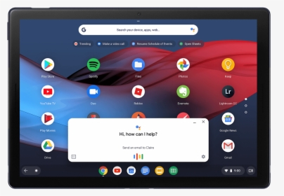 Google Pixel Slate Png, Transparent Png, Transparent PNG