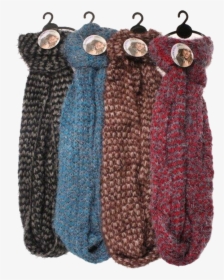 Winter Neck & Head Protection-scarf Ladies Feather - Wool, HD Png Download, Transparent PNG