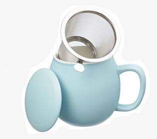 Camilla Tea Mug With Lid And Stainless Steel Infuser, - Teapot, HD Png Download, Transparent PNG