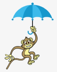 Maggie The Monkey With An Umbrella, Music For Kids - Umbrella, HD Png Download, Transparent PNG