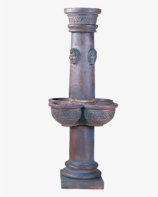 Four Seasonscast Stone Outdoor Garden Fountain With - Column, HD Png Download, Transparent PNG
