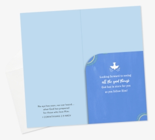 Blue Cross With Dove Confirmation Money Holder Card - Art Paper, HD Png Download, Transparent PNG