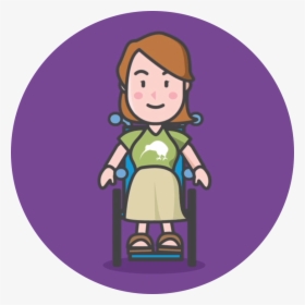 Disability Support - Cartoon, HD Png Download, Transparent PNG