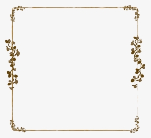 Rose Wedding Gold Png - Simple Borders For Wedding, Transparent Png, Transparent PNG