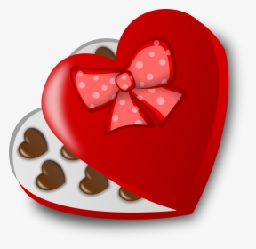 Transparent Valentines Candy Png - Box Of Chocolates Clip Art, Png Download, Transparent PNG