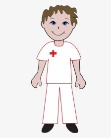 Nurse Nursing Research Clipart - Nurse Man Clip Art, HD Png Download, Transparent PNG