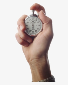 Stopwatch In Hand Png Image - Stopwatch In Hand, Transparent Png, Transparent PNG