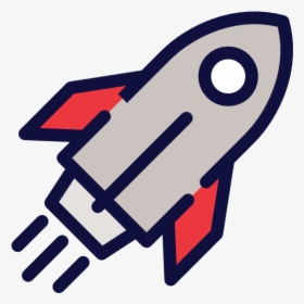 Rocket Ship Icon Clipart Launch Spacecraft Black And - Challenge Status Quo Icon, HD Png Download, Transparent PNG