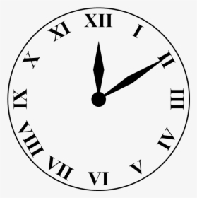 Drawn Clock Roman Numeral - Roman Numeral Clock Icon, HD Png Download, Transparent PNG