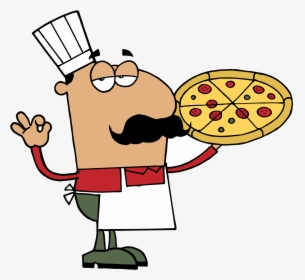 Pizza Cheese Clipart Free Clip Art On Transparent Png - Pizza Man Clipart, Png Download, Transparent PNG