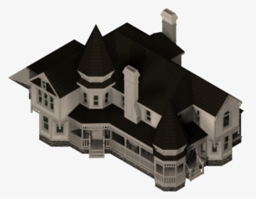 Large Victorian House 3ds Max Model - Medieval Architecture, HD Png Download, Transparent PNG