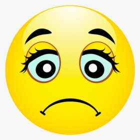 Sad Face Emoji Download Heart Emoji Black Red Pink - Sad Emoji For Dp, HD Png Download, Transparent PNG