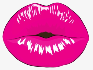 Boca, Maquiagem, Beijo, Rosa, Lábios Femininos - Pink Lips Clipart, HD Png Download, Transparent PNG