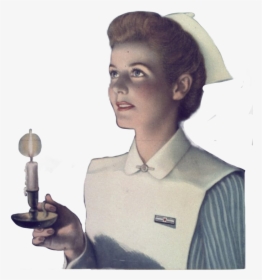 Nurse Hospital Retro Vintage Woman Scnursesessentials - Vintage Nurse Png, Transparent Png, Transparent PNG