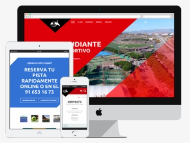 Desarrollo De Página Web Responsiva Para Club El Estudiante - Tablet Computer, HD Png Download, Transparent PNG