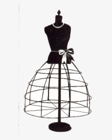 Dress Clipart Mannequin - Vintage Paris Png, Transparent Png, Transparent PNG